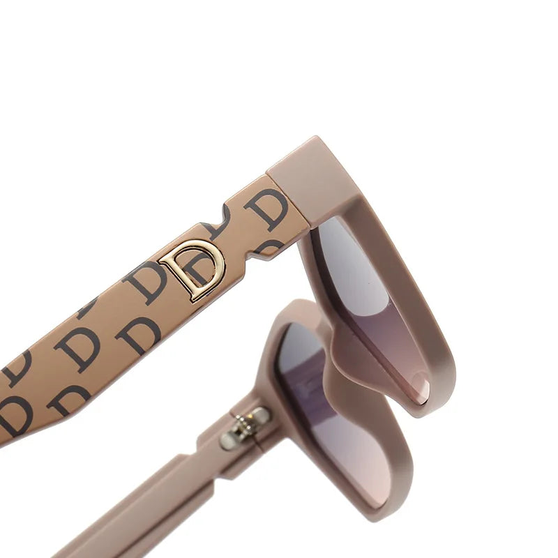 Óculos de sol femininos e masculinos, marca de luxo, estilo moderno, modelo gatinho, elegantes e glamourosos, tendência da moda.